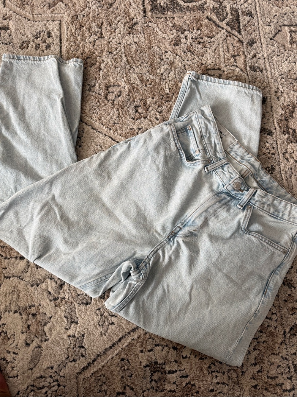 H&M Pale Blue loose ample Jeans